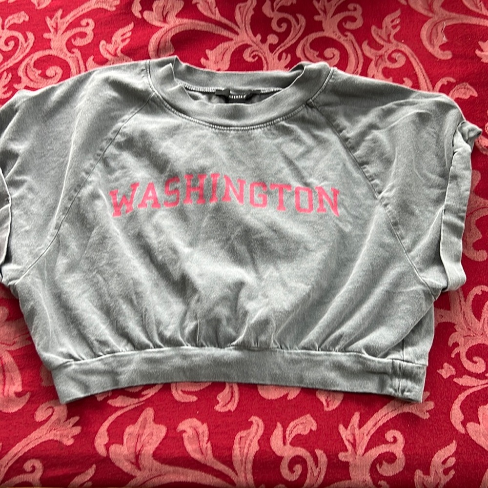 Crop top Washington state T-shirt